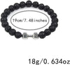 Volcanic Lava Stone Bracelets for Women Men