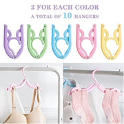 4PCS Portable Foldable Clothes  Hangers