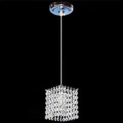 Modern simple iron crystal chandelier led lamp high quality LED lighting crystal chandeliers led E27 lustre pendant/droplight