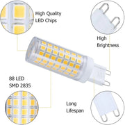 10pcs/Lot G9 LED Light Bulb 5W  9W 12W 15W 20W AC110V-265V Silica Gel Lamp Constant Power Light LED Lighting SMD2835 3014 Bulb