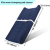 Soft Reusable Changing Pad Cover Minky Dot Foldable Travel Baby Breathable Diaper Pad Sheets Cover